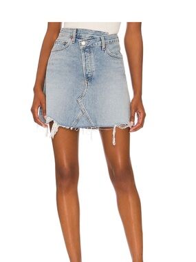 AGOLDE Criss-Cross Skirt